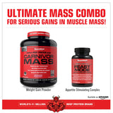MuscleMeds Carnivor Mass tomada tras entrenamiento apoyando recuperación muscular