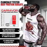 MuscleMeds botella junto a una mano para comparar tamaño y portabilidad