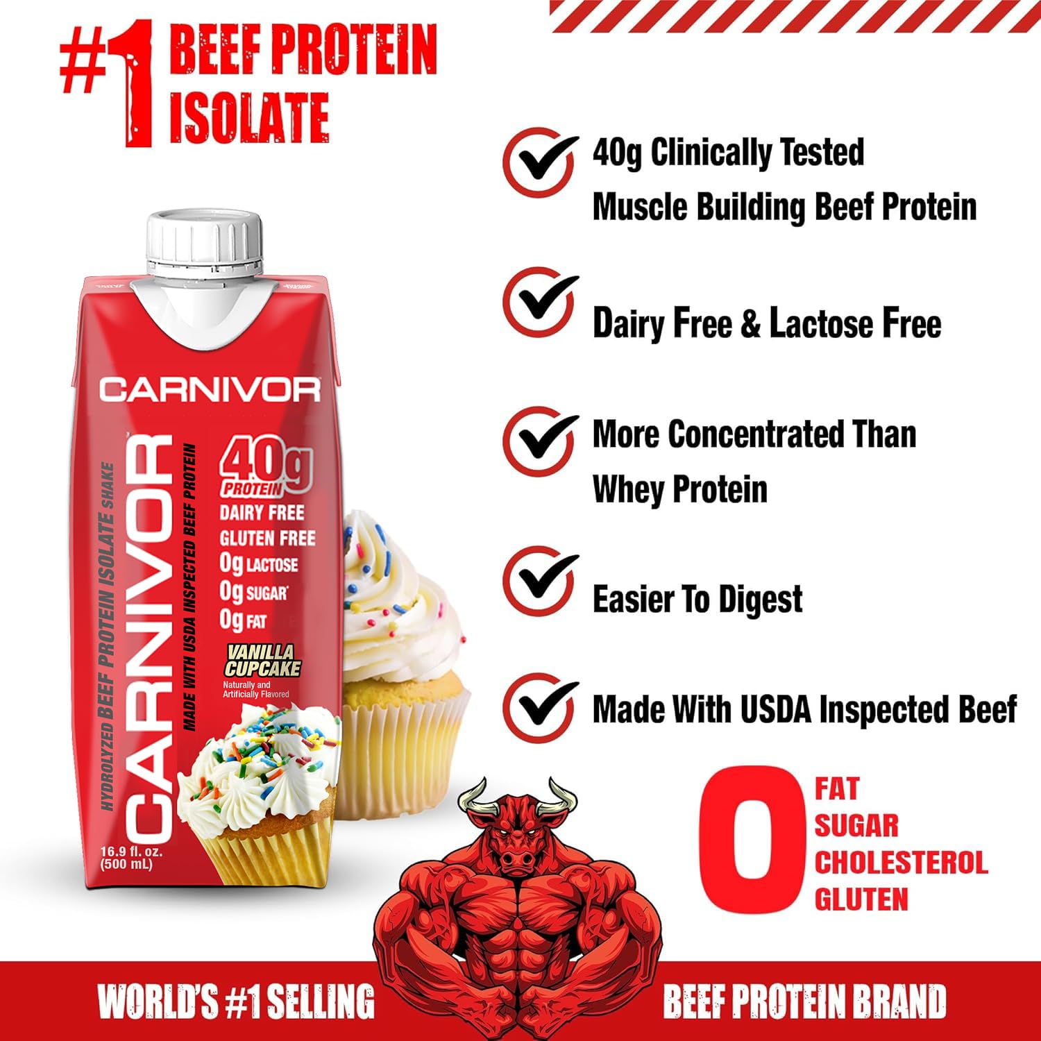MuscleMeds detalle de ingredientes y sello USDA inspeccionado