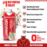 MuscleMeds Carnivor RTD en bolsa de gimnasio como opción de recuperación rápida