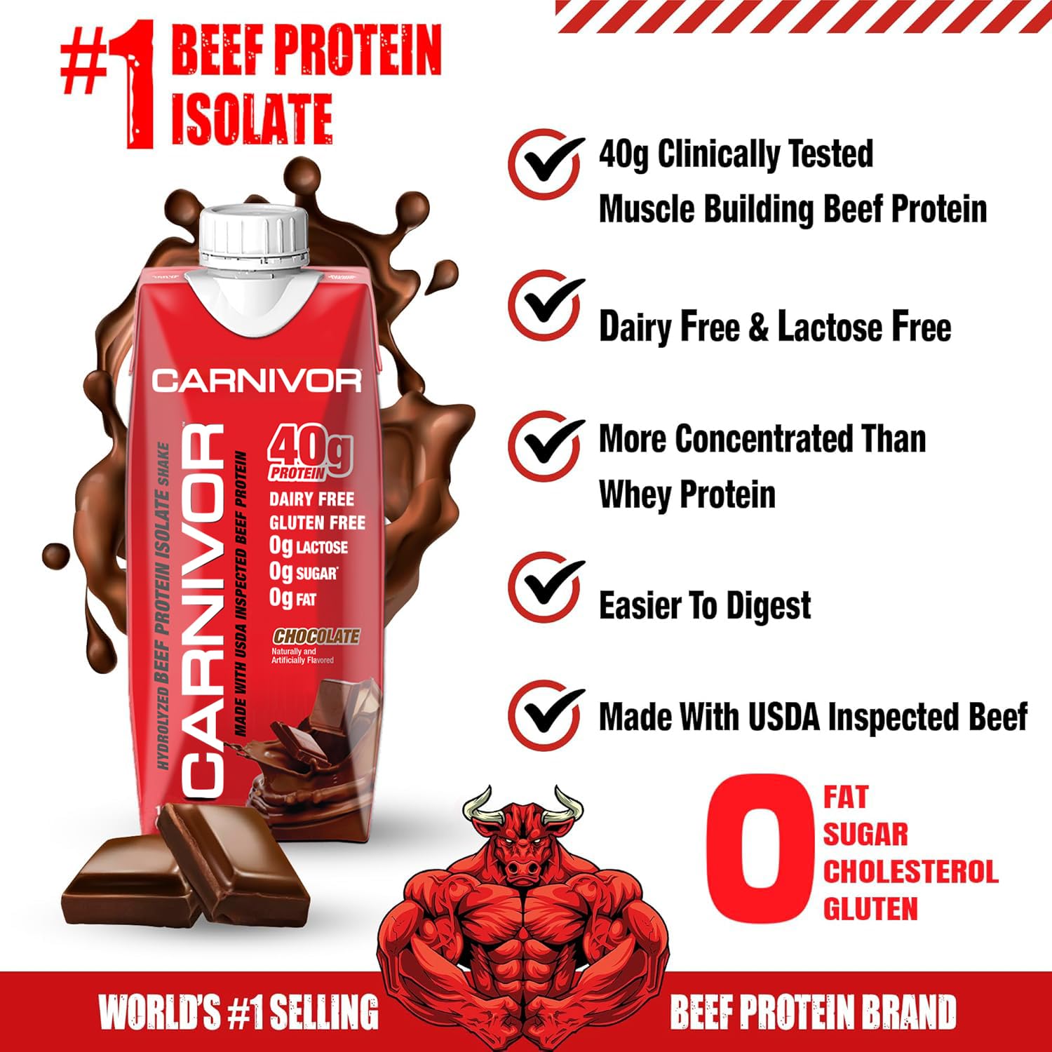 MuscleMeds lista de ingredientes resaltando aislado de res hidrolizado y calidad
