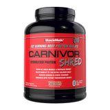 MuscleMeds envase frontal que muestra marca y beneficio proteína pura