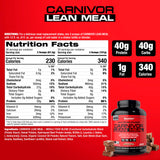 MuscleMeds textura del polvo de CARNIVOR LEAN MEAL que facilita disolución rápida
