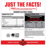 MuscleMeds textura del polvo CARNIVOR sin grumos ideal para mezclas rápidas