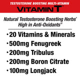 Hombre usando MuscleMeds Vitamin T tras entrenamiento representando recuperación