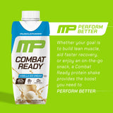 MusclePharm botella en mano para mostrar escala y facilidad de transporte