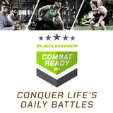 MusclePharm comparación de tamaño con mano para referencia de porción