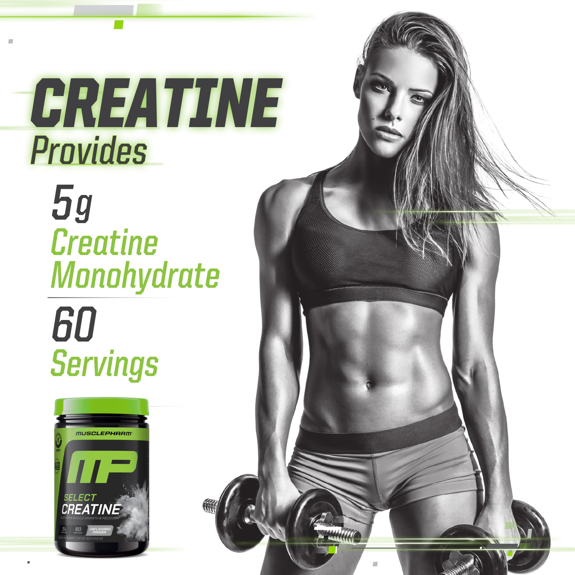 MusclePharm bote sobre banco de gimnasio mostrando uso práctico