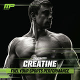 MusclePharm etiqueta con información nutricional y servicios claros