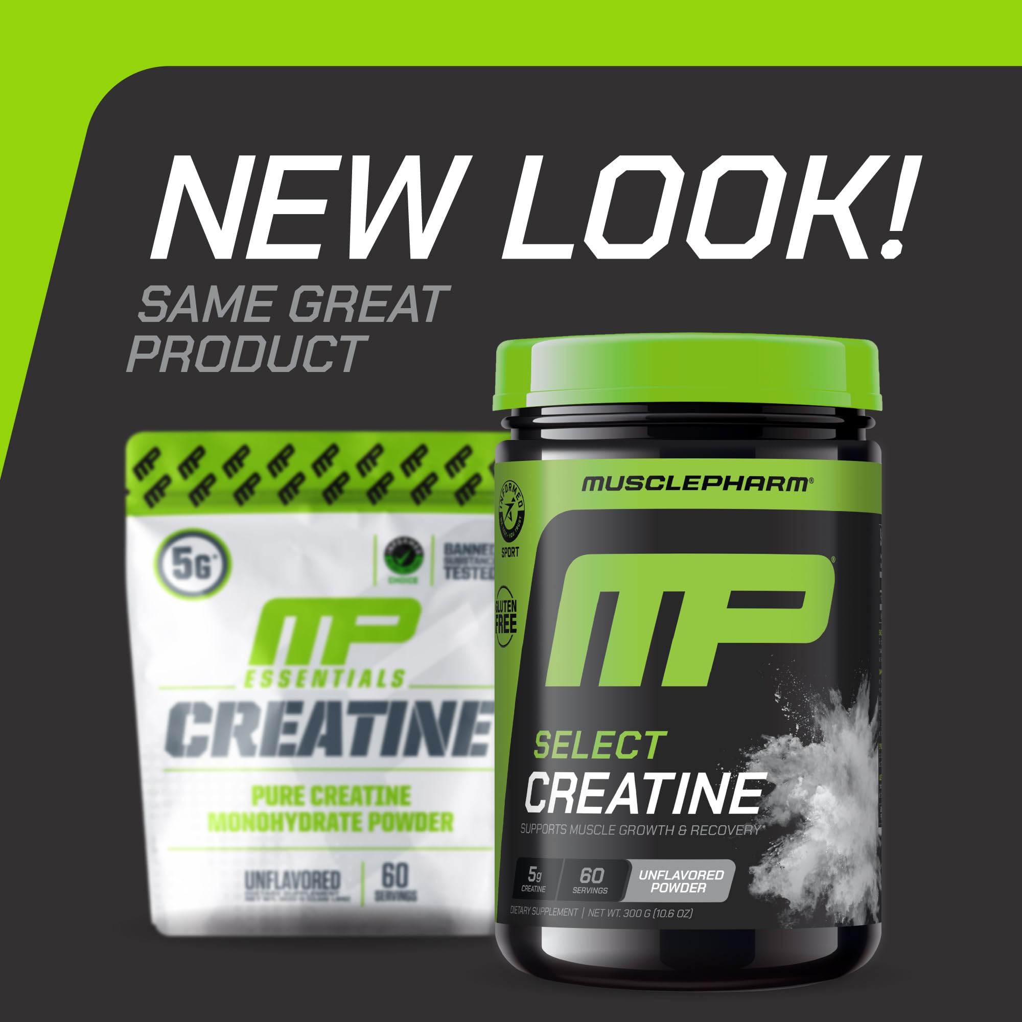 MusclePharm primer plano del polvo para ver pureza y textura fina
