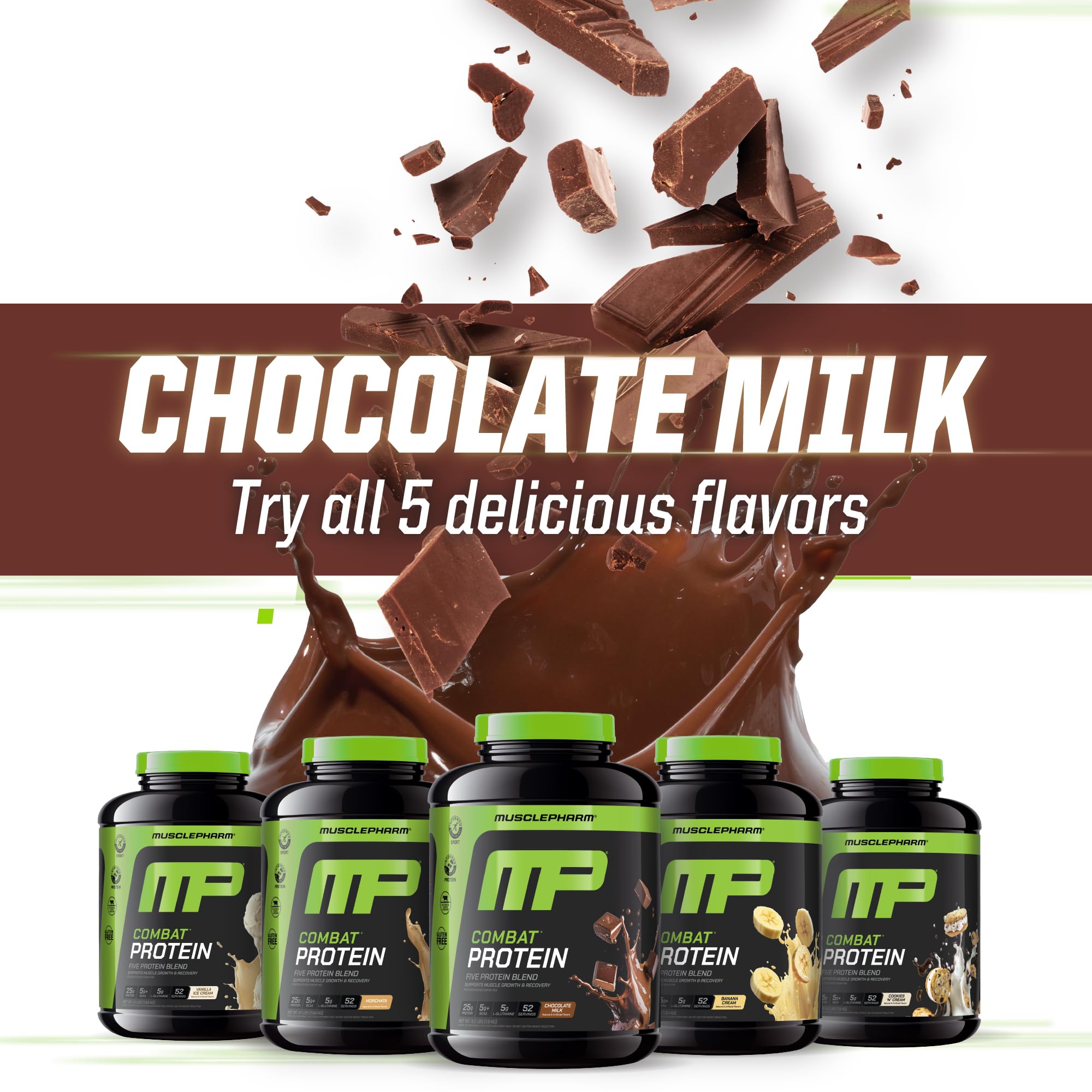 MusclePharm atleta tomando batido post-entreno para recuperación rápida