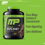 MusclePharm etiqueta nutricional mostrando 24 g de proteína por porción