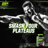 MusclePharm presentación mostrando 70 raciones para planificación de suplementación a largo plazo