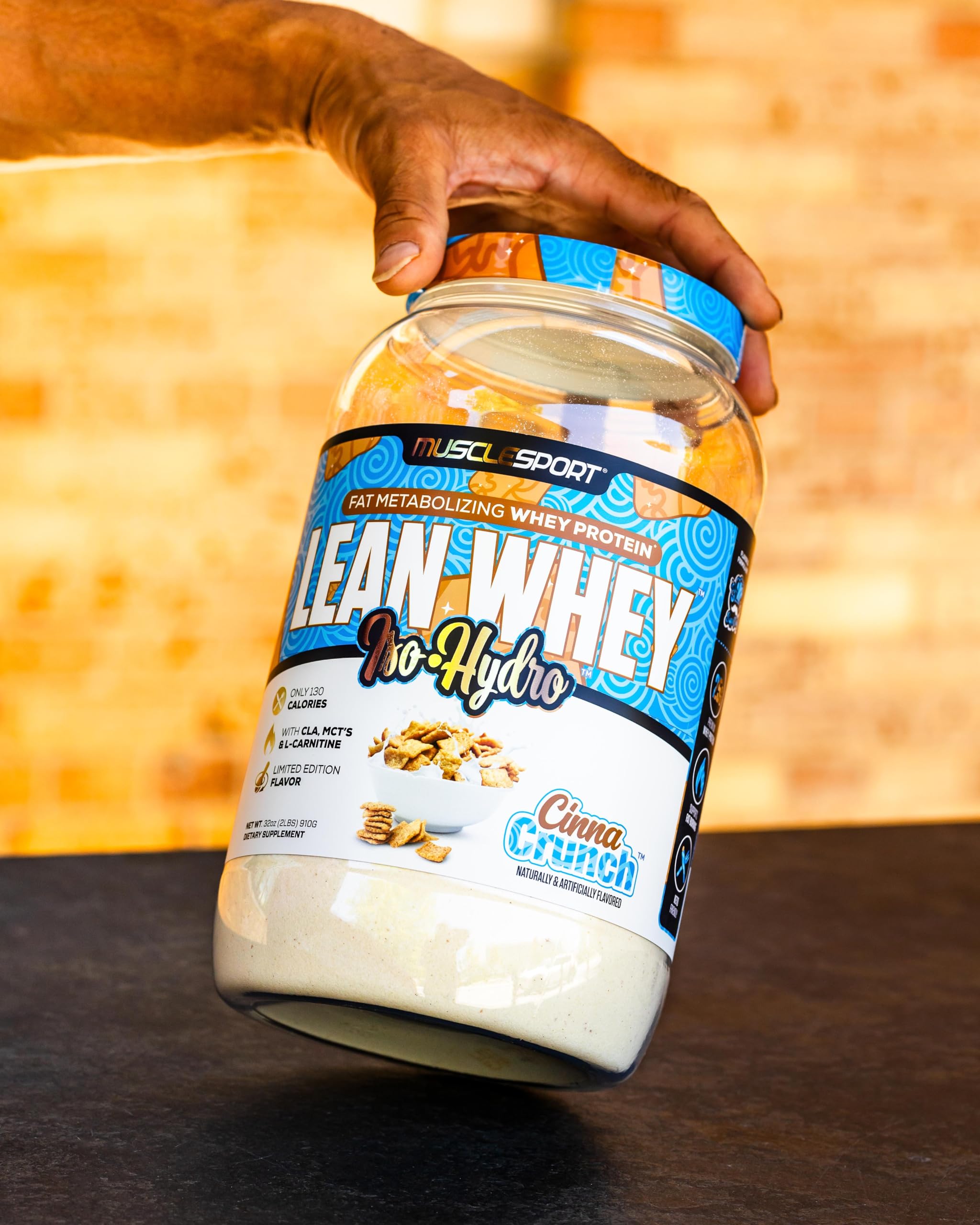 Musclesport batido preparado Cinna Crunch listo para consumo post-entreno