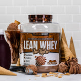 MuscleSport etiqueta nutricional centrada en macros y 25g de proteína por servicio