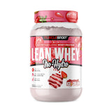 MuscleSport envase frontal sabor fresa mostrando marca y diseño atractivo
