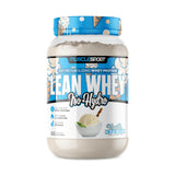 Musclesport envase Vainilla mostrando diseño y beneficio de proteína magra