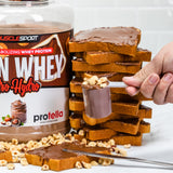 Musclesport etiqueta de ingredientes y macros, transparencia nutricional visible