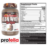 Musclesport polvo textura en primer plano, disolución rápida y sabor real