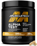 MuscleTech AlphaTest frente del envase mostrando formato y duración