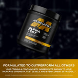MuscleTech AlphaTest ingredientes Primavie y fenogreco destacados para energía