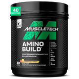 MuscleTech frente del envase mostrando 614 g y sabor Tropical Twist, fácil identificación
