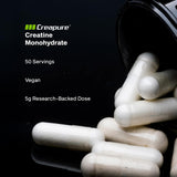 MuscleTech etiqueta con ingredientes Creapure para confianza en calidad
