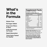 MuscleTech etiqueta nutricional Nitro-Tech con información de 24 g proteína por porción