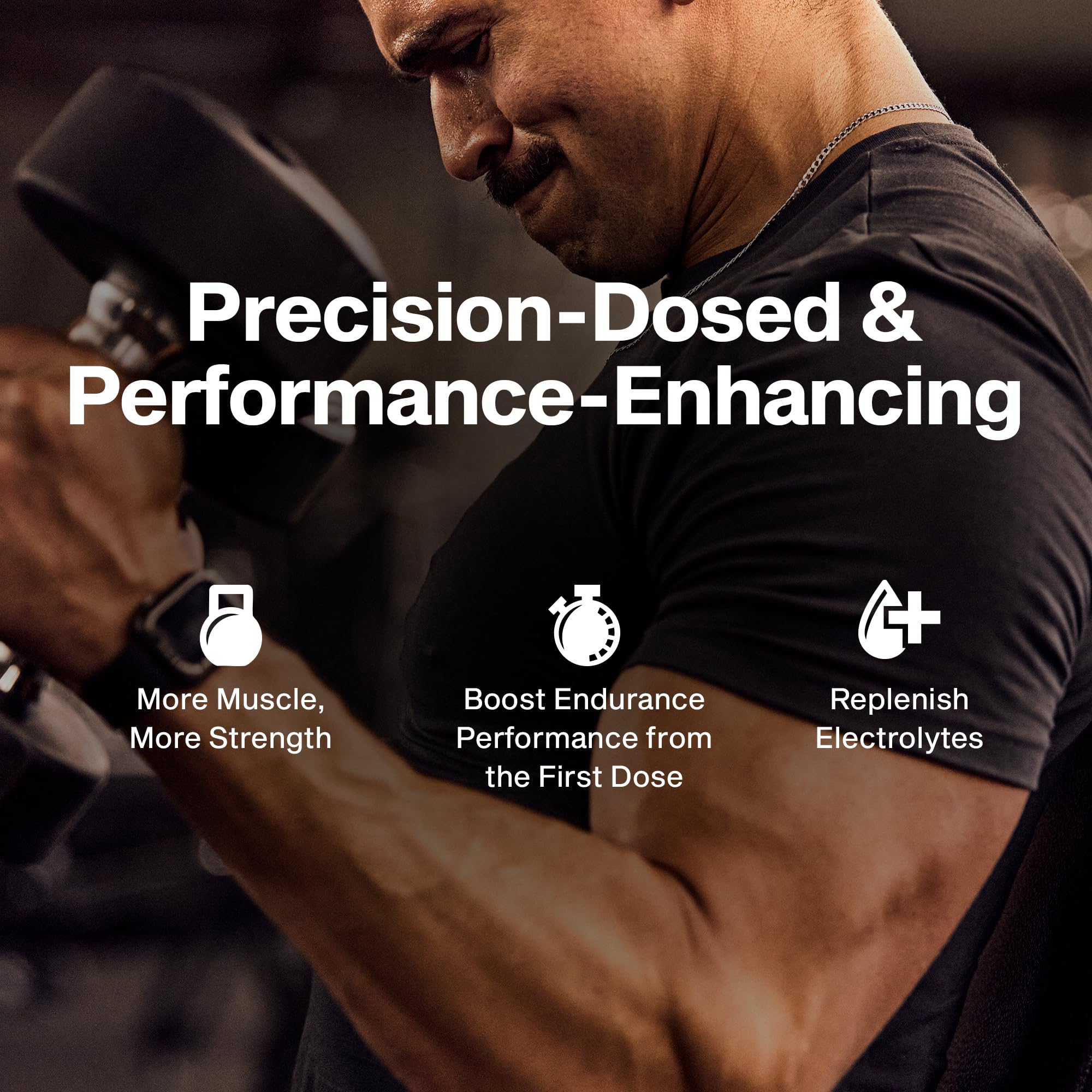 MuscleTech polvo tropical en primer plano, textura fina para disolución rápida