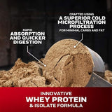 MuscleTech textura del polvo Nitro-Tech para mezcla rápida y sabor cremoso