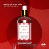 Muse Apothecary etiqueta con lista de ingredientes naturales y certificaciones
