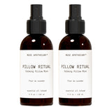 Muse Apothecary botella frente empaque mostrando diseño y beneficio aromático