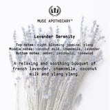 Muse Apothecary tamaño de producto en mano para referencia práctica