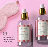 Muse Apothecary botella 8 oz junto a una regla para comparar escala