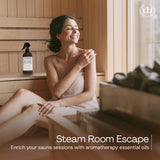 Muse Apothecary niebla de rociado con vapor beneficiando la experiencia en ducha