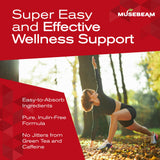 musebeam etiqueta con lista de ingredientes visible, beneficio transparencia de fórmula