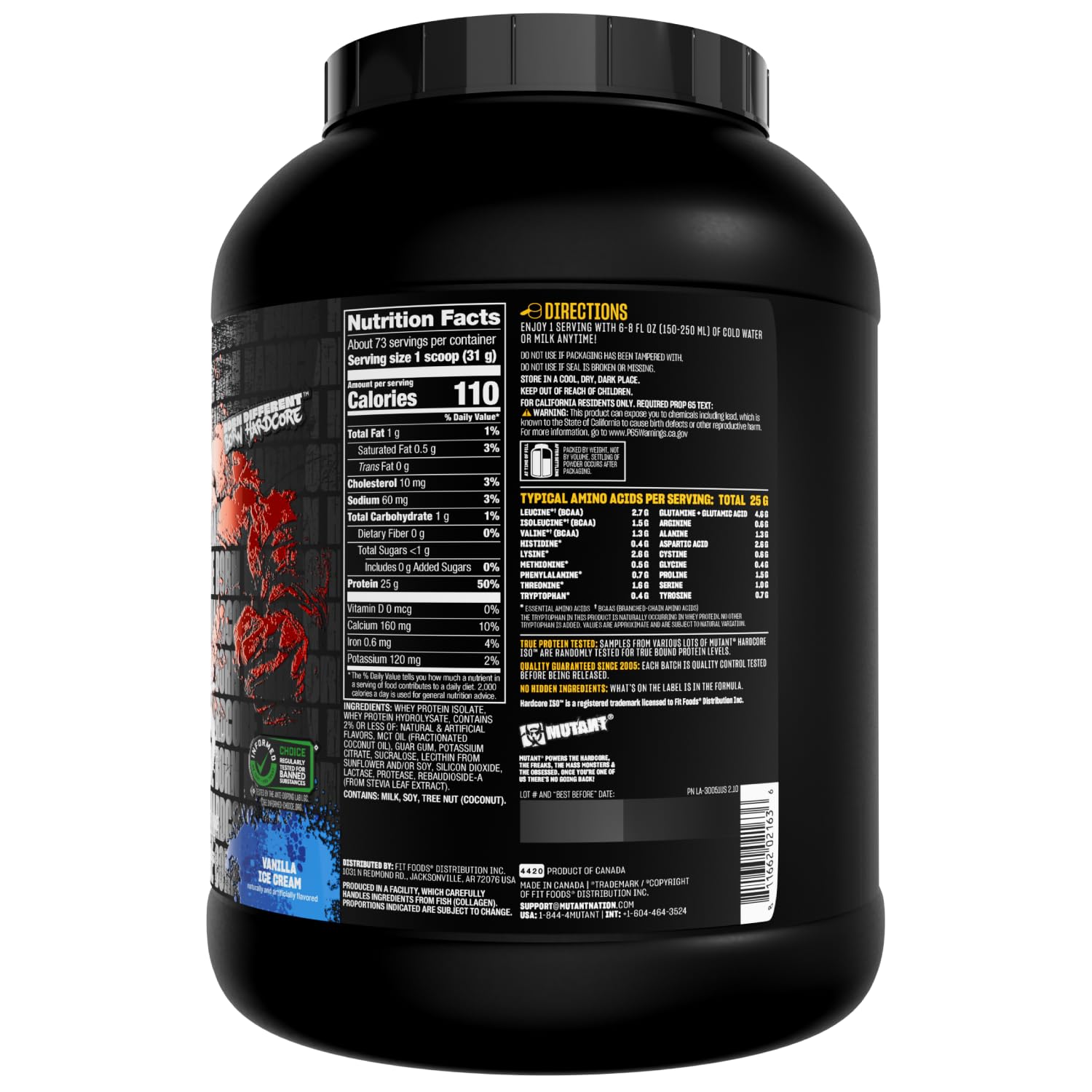 Mutant mezcla en shaker mostrando buena disolución y preparación rápida