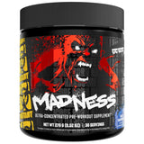 Mutant Madness vista frontal del envase mostrando diseño y marca, claridad de uso