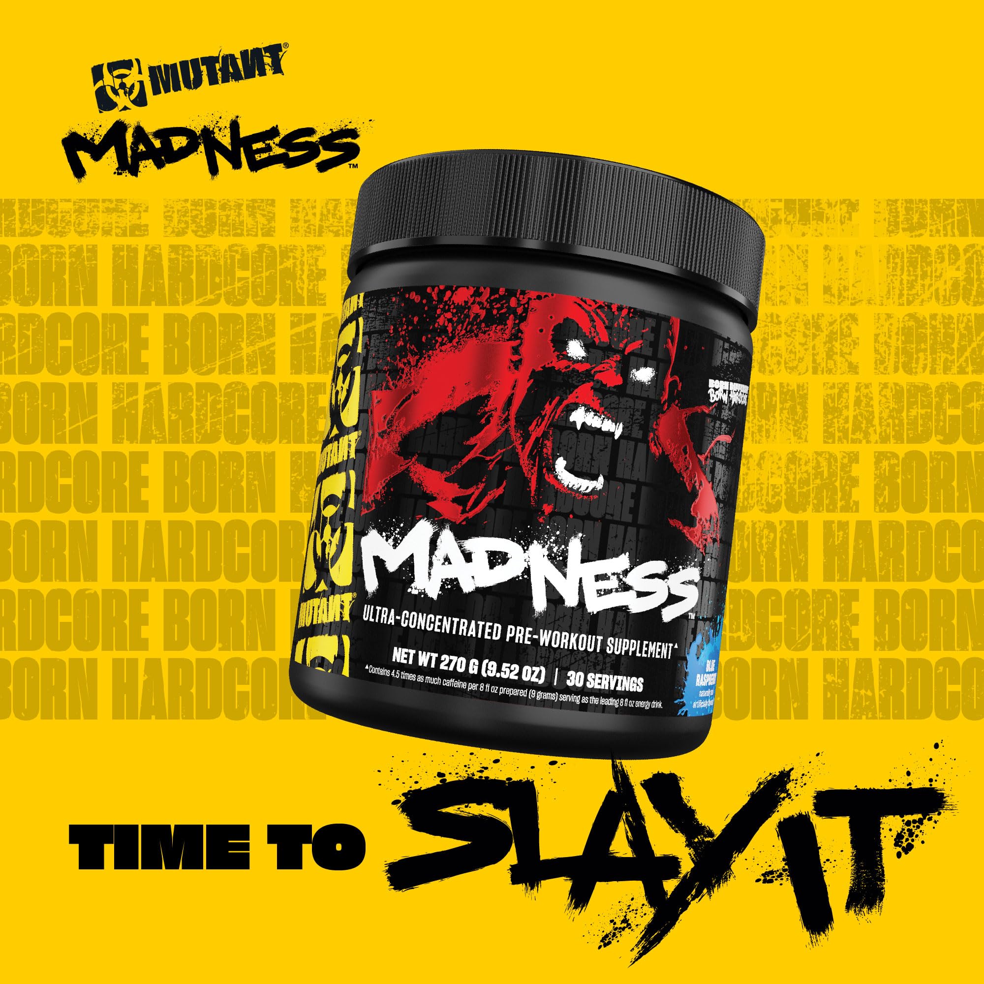 Mutant Madness en mano para comparar tamaño y fácil transporte