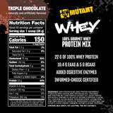 mutant Whey etiqueta nutricional legible, información clara y verificada