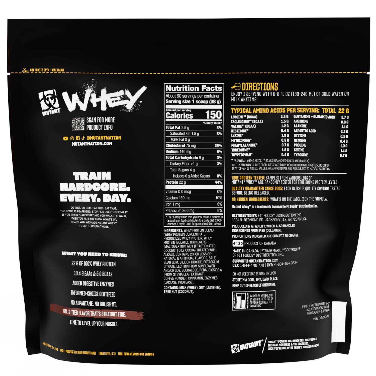mutant Whey detalle del sello Informed-Choice, confianza en controles