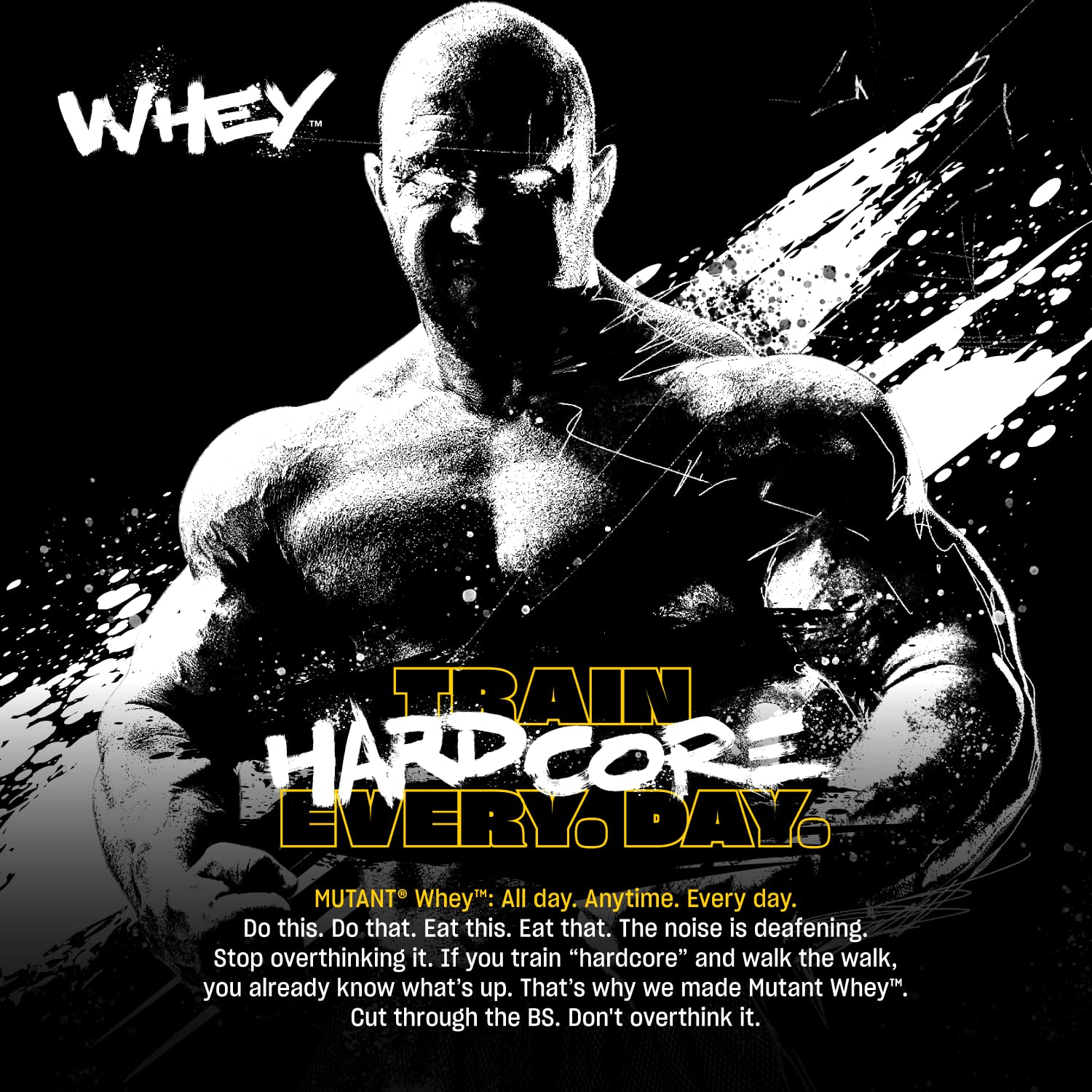 mutant Whey textura fina del polvo, fácil disolución y mezcla rápida