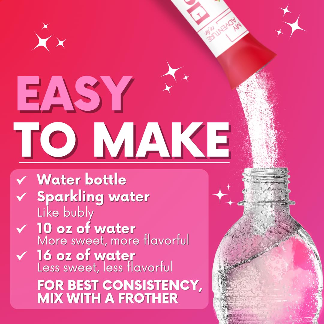 My Adventure to Fit etiqueta con ingredientes y compatibilidad keto y vegana