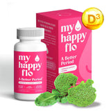 My Happy Flo frontal del envase mostrando marca y beneficios visibles