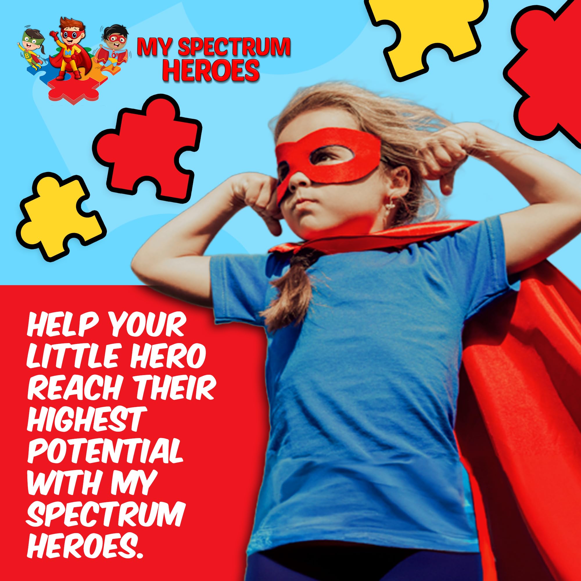 My Spectrum Heroes presentación en mesa de estudio, útil durante tareas y sesiones de estudio