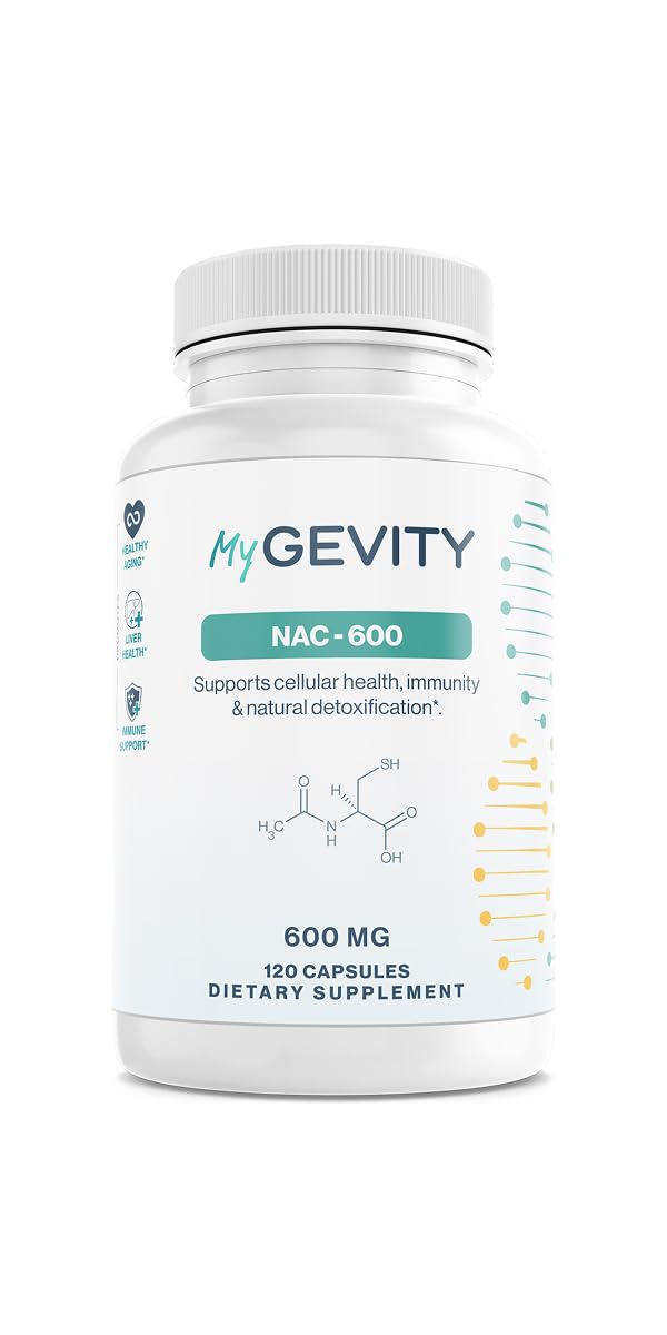 MyGevity NAC frontal bote claro y limpio, confianza en pureza