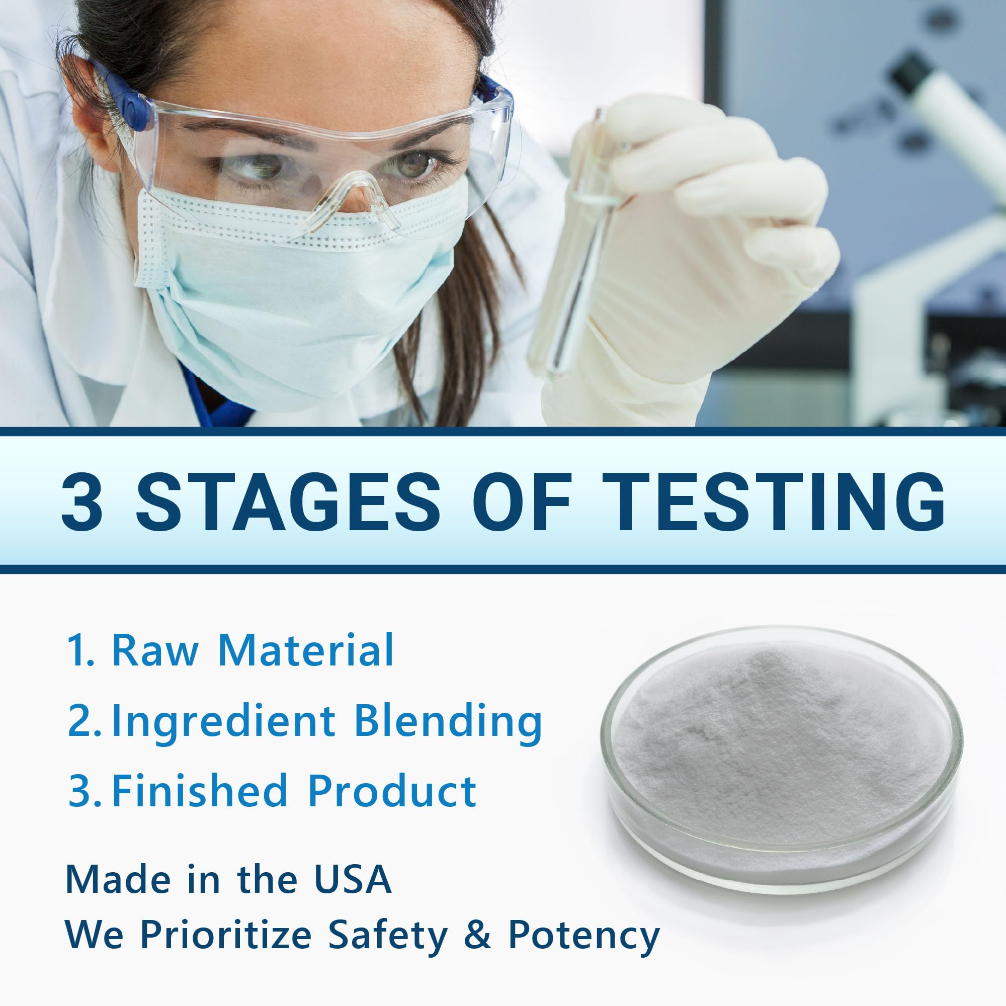 MyoActivo prueba de laboratorio representando control de calidad y confianza