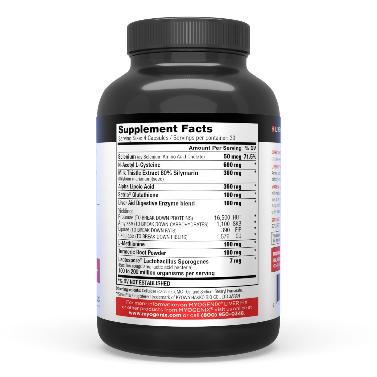 Myogenix cápsulas en mano para comparar tamaño y facilidad de uso