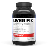 Myogenix frasco frontal mostrando cápsulas y diseño claro para confianza