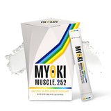 MYOKI frente del empaque que muestra la marca y formato, transmite confianza